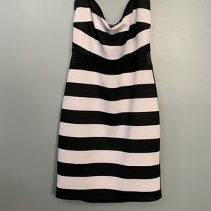 Striped B&W dress ;worn once